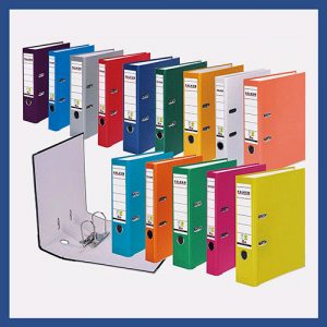 5 cm Narrow DIN A4 metal Ring Vegan German made Office Folder in different colors by FALKEN