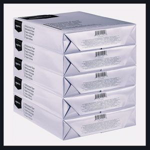 A4 printer paper white 80 g / m², 5×500 sheets by AmazonBasics
