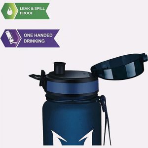 BPA Free Water Bottle - Suitable for Sports, Hiking, School, Office, Outdoor by Super Sparrow
