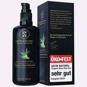 Excellent organic German made Aloe Vera gel with Jasmin scent by SatinNaturel