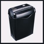 Paper and plastic shredder with 22.1 cm paper tray, 14.5 litre waste basket, overheating protection by AmazonBasics