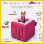 Toniebox the portable Tonies Hearing Pink Speaker Set For Children from 3 Years old in German by Boxine