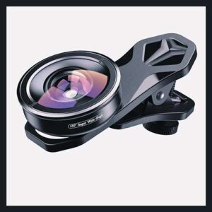 10X Macro Lens and 120 Degree Wide Angle Lens for iPhone, Samsung Galaxy and Huawei Smartphones by APEXEL