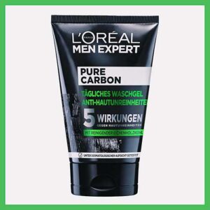 Pure Charcoal Wash Gel for damage, oily, Blackheads and greasy Skin by L'Oréal Men Expert